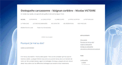 Desktop Screenshot of osteopathie-posturologie-aude.fr